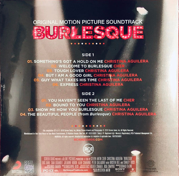 Christina Aguilera & Cher : Burlesque (Original Motion Picture Soundtrack) (LP, Album, Ltd, Pin)