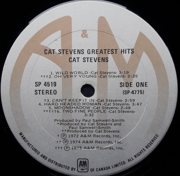 Cat Stevens : Greatest Hits (LP, Comp)