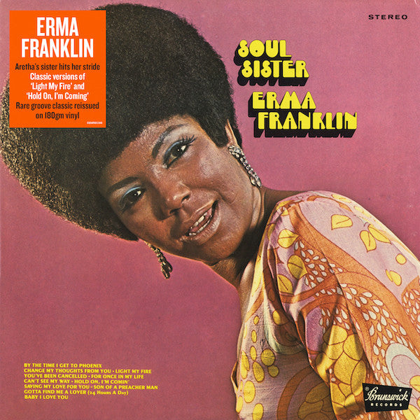Erma Franklin : Soul Sister (LP, Album, RE)