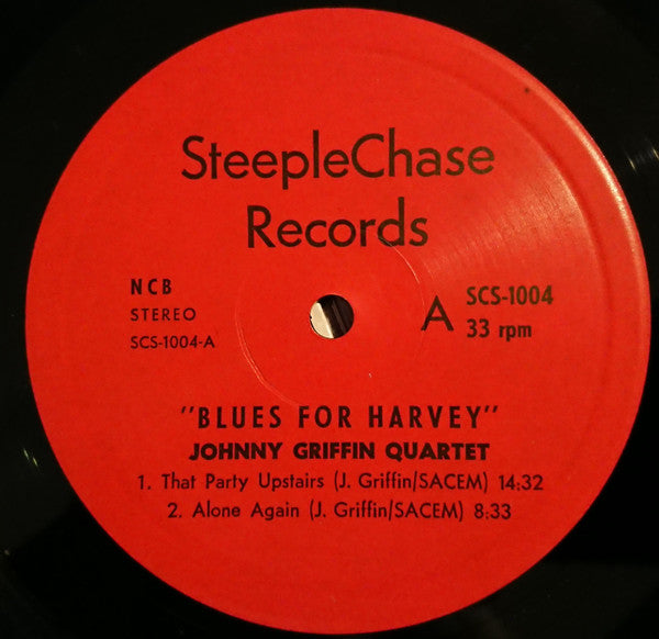 Johnny Griffin : Blues For Harvey (LP, Album)