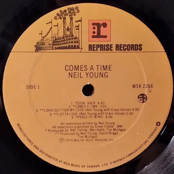 Neil Young : Comes A Time (LP, Album)