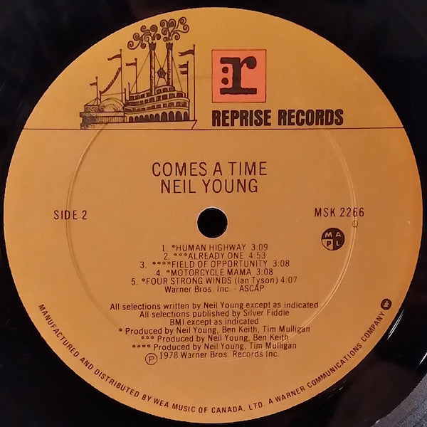 Neil Young : Comes A Time (LP, Album)