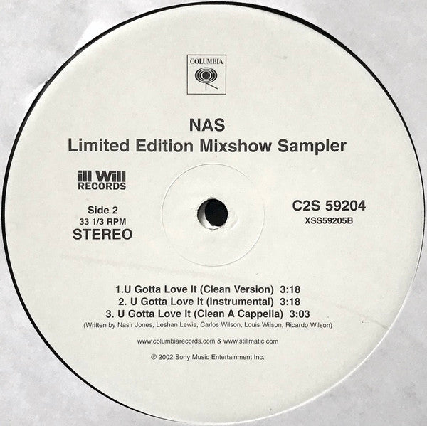 Nas : The Lost Tapes - Limited Edition Mixshow Sampler (2x12")