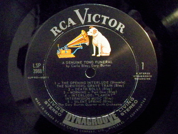 Gary Burton Quartet : A Genuine Tong Funeral (LP, Album, Dyn)