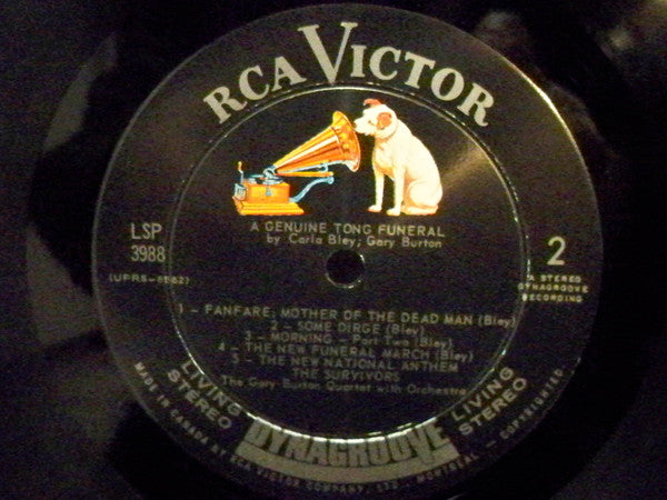 Gary Burton Quartet : A Genuine Tong Funeral (LP, Album, Dyn)