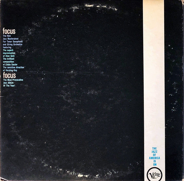 Stan Getz / Eddie Sauter : Focus (LP, Album, Gat)