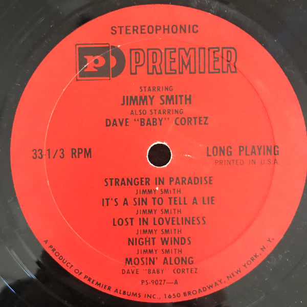 Jimmy Smith / Dave "Baby" Cortez : Starring Jimmy Smith / Also Starring Dave "Baby" Cortez (LP)