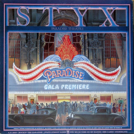 Styx : Paradise Theatre (LP, Album, Etch, Gat)