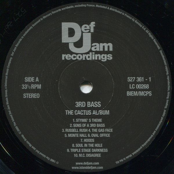 3rd Bass : The Cactus Al/Bum (The Cactus Album) (LP, Album, Ltd, Num, RE, RM)