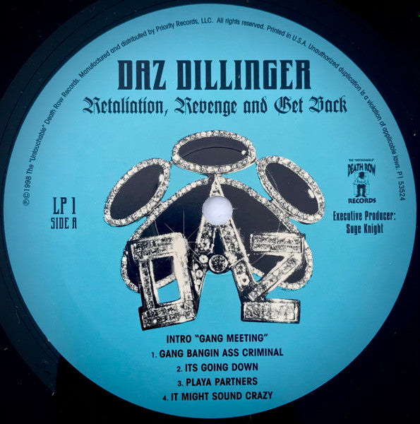 Daz Dillinger : Retaliation, Revenge And Get Back (2xLP, Album)