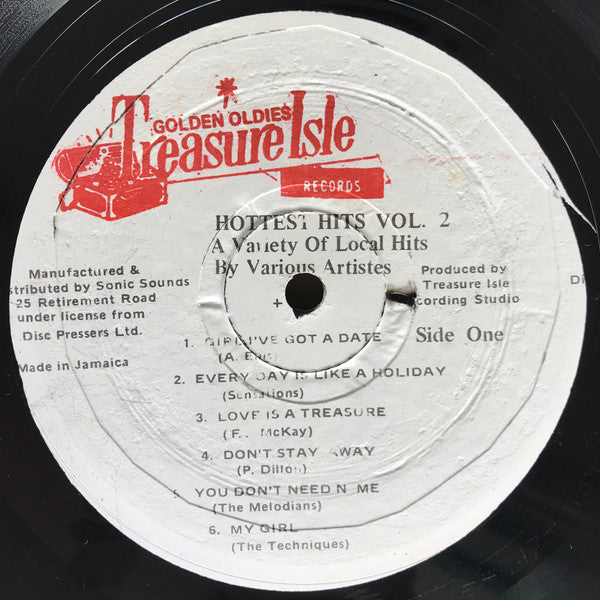 Various : Hottest Hits Vol. 2 (LP, Comp)