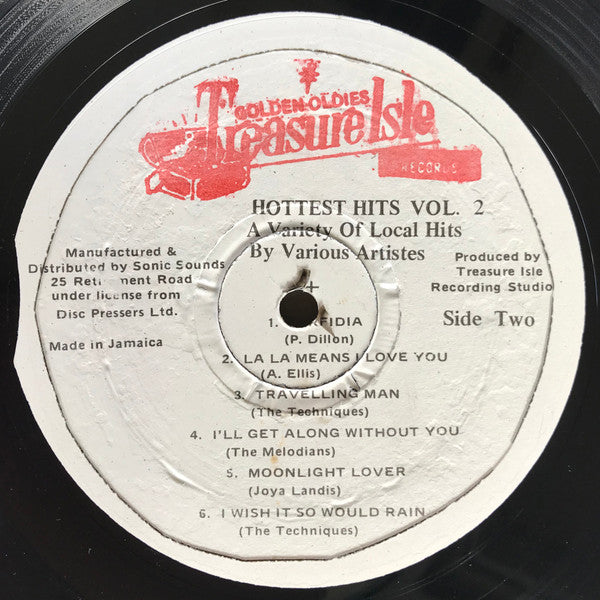 Various : Hottest Hits Vol. 2 (LP, Comp)