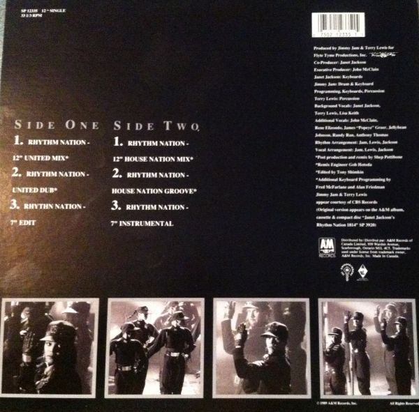 Janet Jackson : Rhythm Nation (12")