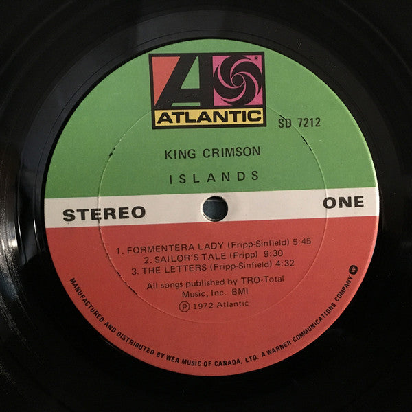 King Crimson : Islands (LP, Album, RE)