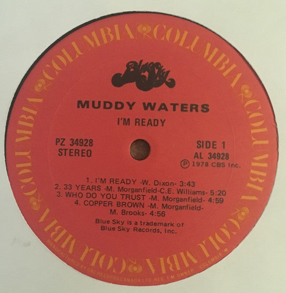 Muddy Waters : I'm Ready (LP, Album)