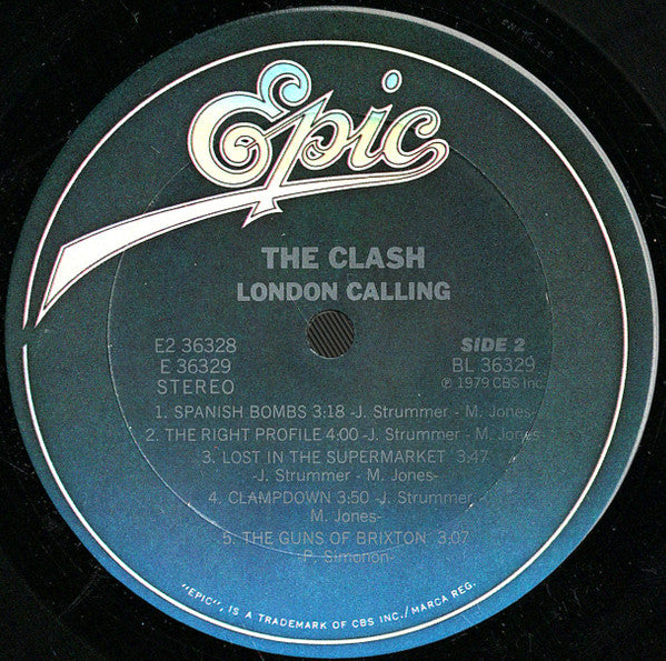 The Clash : London Calling (2xLP, Album, Ter)