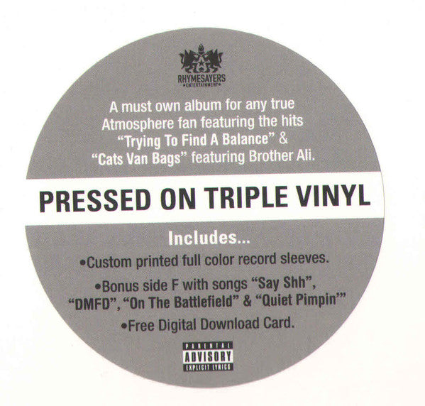 Atmosphere (2) : Seven's Travels (3xLP, Album, RE)