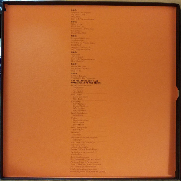 George Harrison : All Things Must Pass (3xLP, Album, Scr + Box)