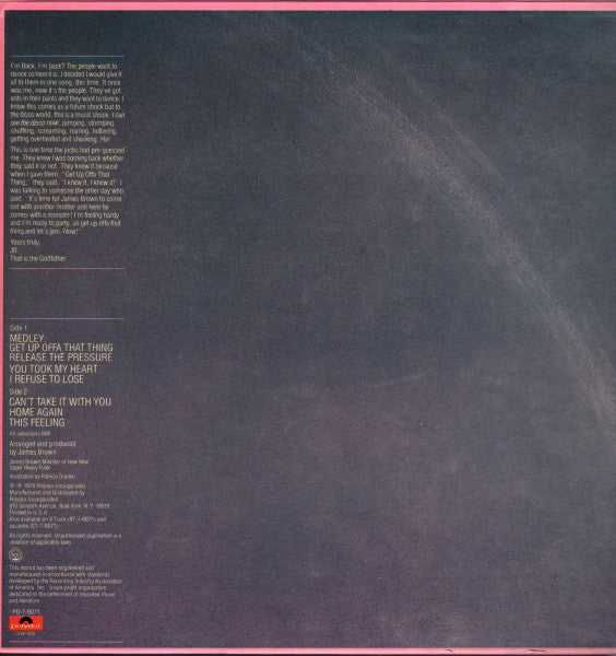 James Brown : Get Up Offa That Thing (LP, Album, All)