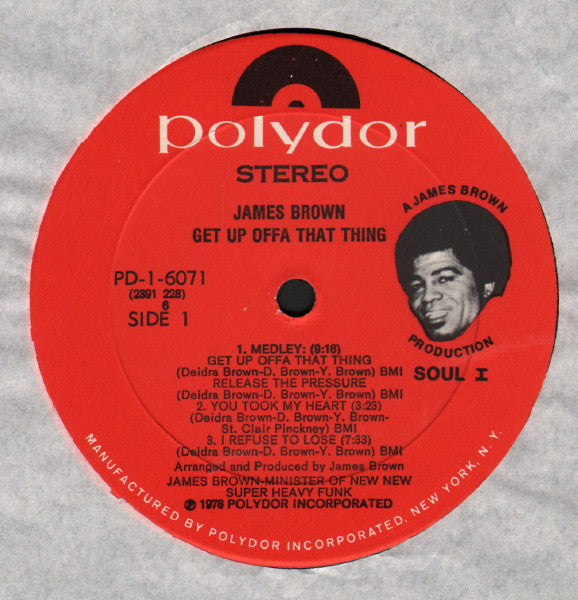 James Brown : Get Up Offa That Thing (LP, Album, All)
