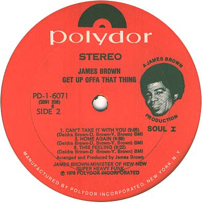 James Brown : Get Up Offa That Thing (LP, Album, All)