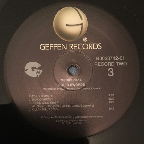 The Genius / GZA : Liquid Swords (2xLP, Album, RE)