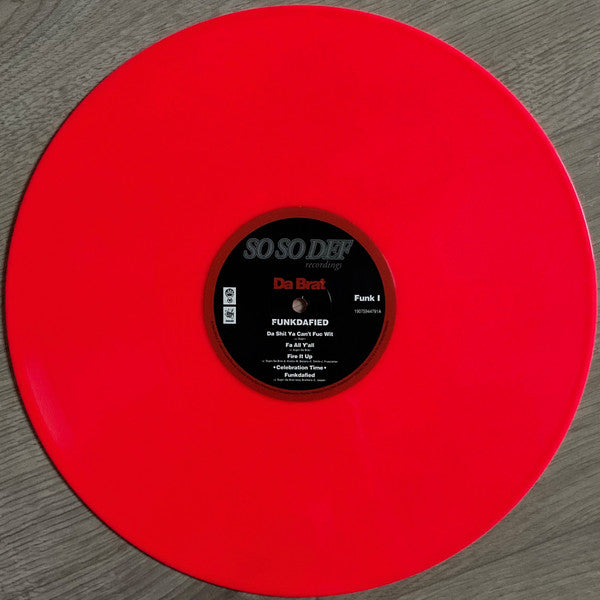 Da Brat : Funkdafied (LP, Album, Club, RE, Red)