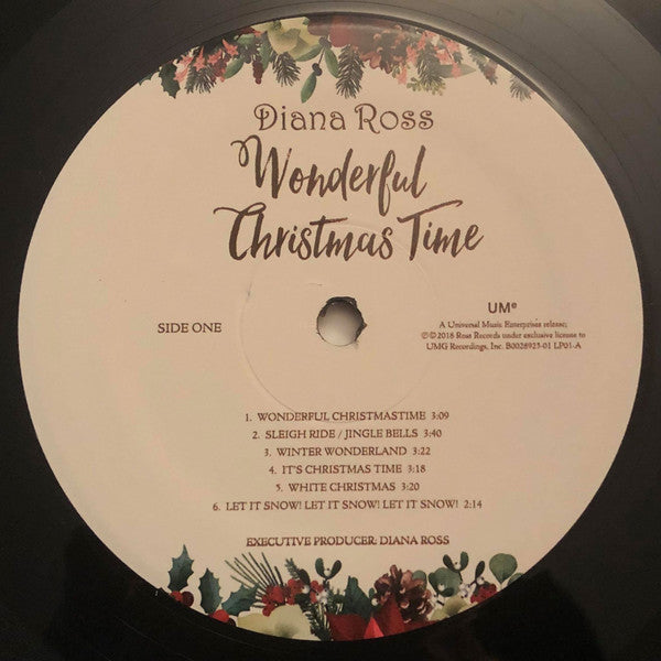 Diana Ross : Wonderful Christmas Time (2xLP, Album, Comp)