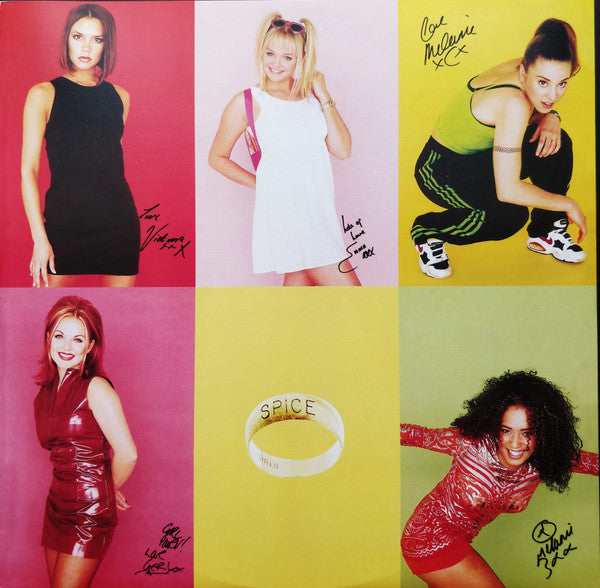 Spice Girls : Spice (LP, Album, Ltd, RE, Whi)