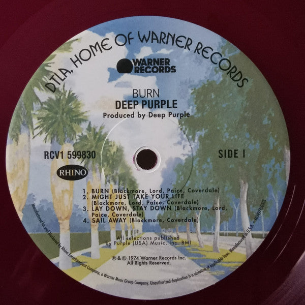 Deep Purple : Burn (LP, Album, Ltd, RE, Pur)
