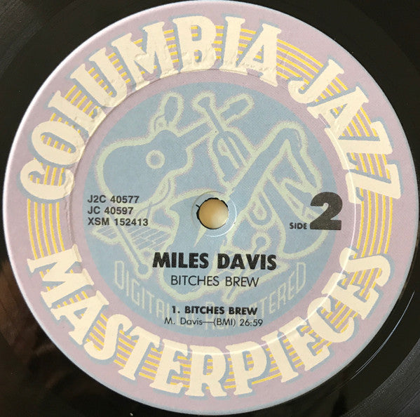 Miles Davis : Bitches Brew (2xLP, Album, RE, RM, Car)