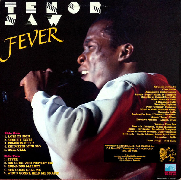 Tenor Saw : Fever (LP, Album, RE)