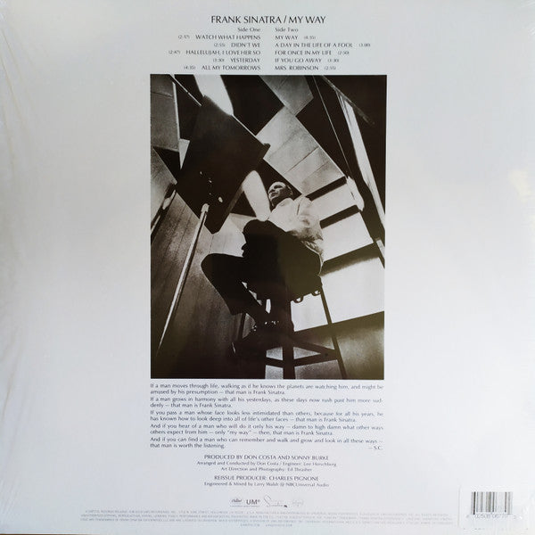 Frank Sinatra : My Way (LP, Album, RE, Gre)