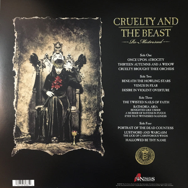 Cradle Of Filth : Cruelty And The Beast (Re-Mistressed) (2xLP, Album, RE, RM, Red)