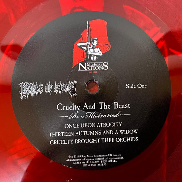 Cradle Of Filth : Cruelty And The Beast (Re-Mistressed) (2xLP, Album, RE, RM, Red)