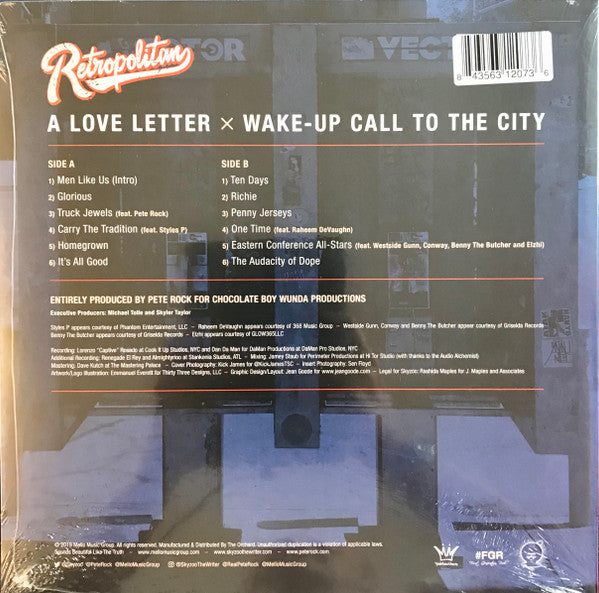 Skyzoo + Pete Rock : Retropolitan (LP, Album, Ltd, Ora)