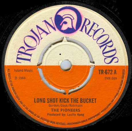 The Pioneers /  Rico* : Long Shot Kick The Bucket / Jumping The Gun (7", Single, 4-P)