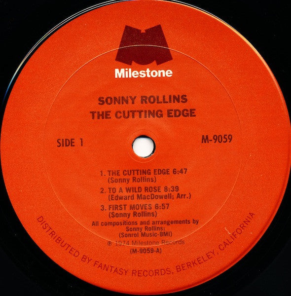 Sonny Rollins : The Cutting Edge (LP, Album)