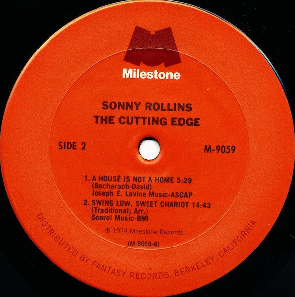 Sonny Rollins : The Cutting Edge (LP, Album)
