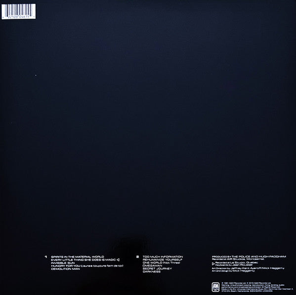 The Police : Ghost In The Machine (LP, Album, RE, 180)