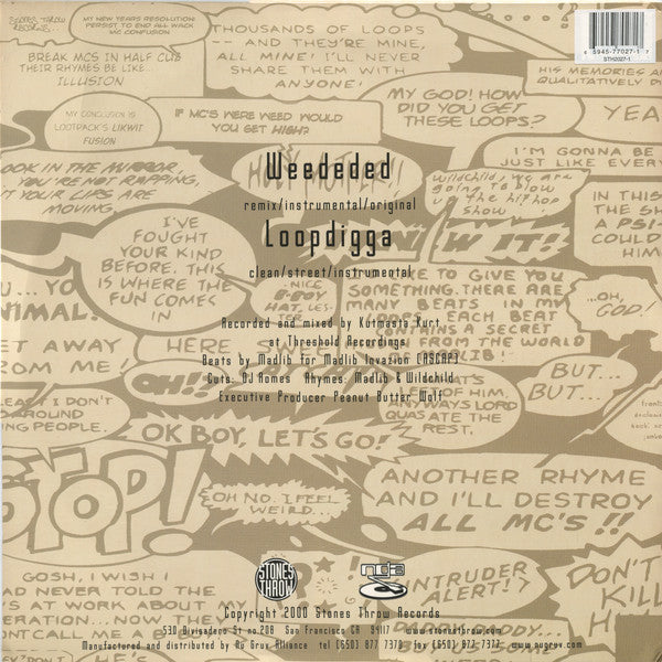 Lootpack : Weededed Remix (12", Single)