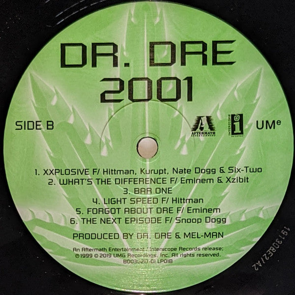 Dr. Dre : 2001 (2xLP, Album, RE)