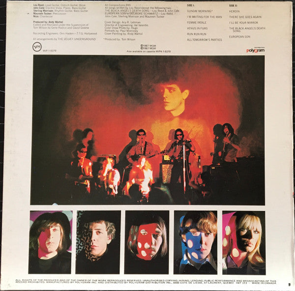 The Velvet Underground & Nico (3) : The Velvet Underground & Nico (LP, Album, RE, Blu)