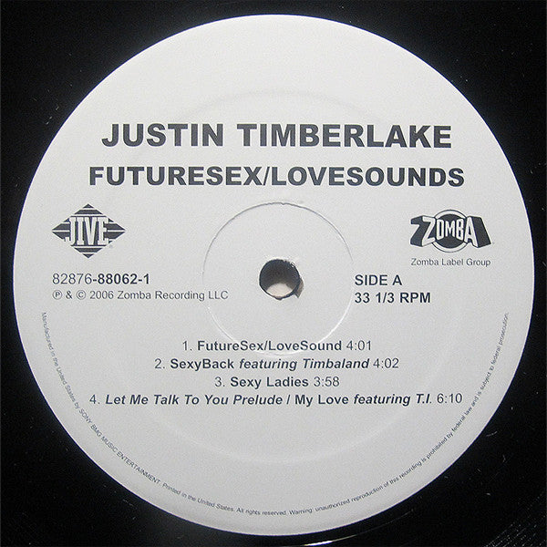 Justin Timberlake : Futuresex / Lovesounds (2xLP, Album, Gat)