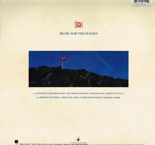 Depeche Mode : Music For The Masses (LP, Album)