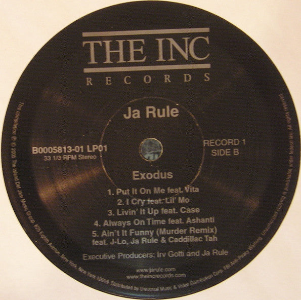 Ja Rule : Exodus (2xLP, Album, Comp)
