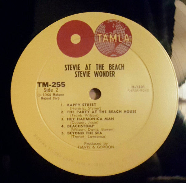 Stevie Wonder : Stevie At The Beach (LP, Album, Mono, Hol)