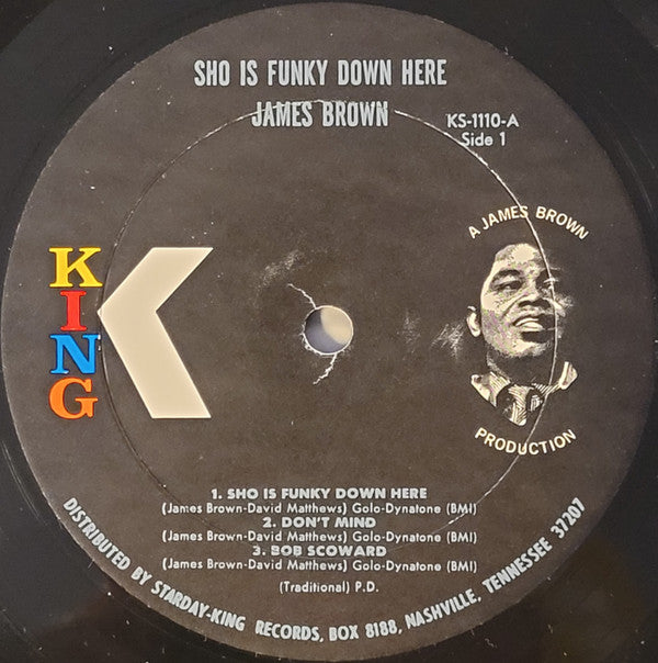 James Brown Plays And Directs The James Brown Band : Sho Is Funky Down Here (LP, Album)