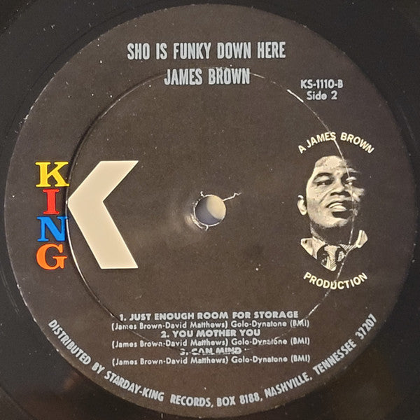 James Brown Plays And Directs The James Brown Band : Sho Is Funky Down Here (LP, Album)