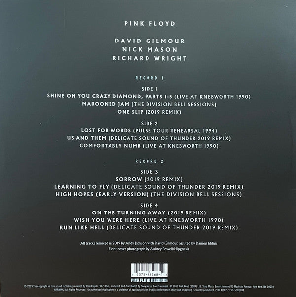Pink Floyd : The Later Years 1987-2019 (2xLP, Comp)